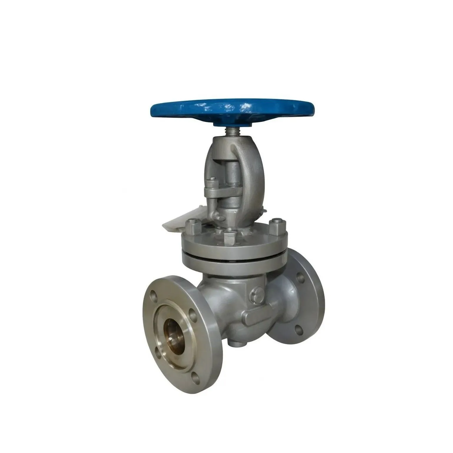 Клапан запорный нержавеющий 15нж22нж Ду80 Ру40 Китай 