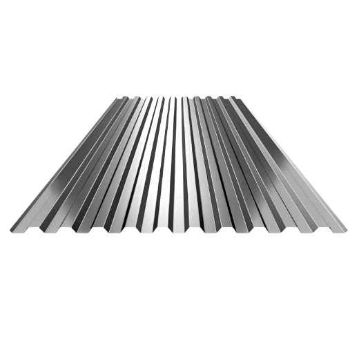 Профнастил нерж С20 0,5х1100(1150) длина под заказ Профнастил нерж С20 0,5х1100(1150) длина под заказ