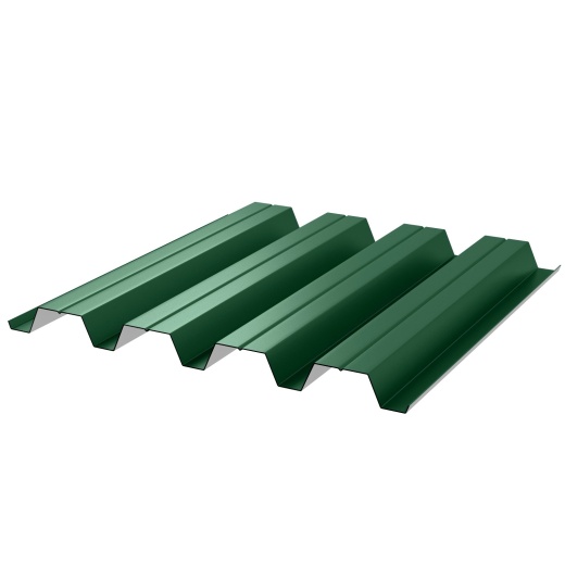 Профнастил оцинк Н57 0,8х750(805) длина под заказ 